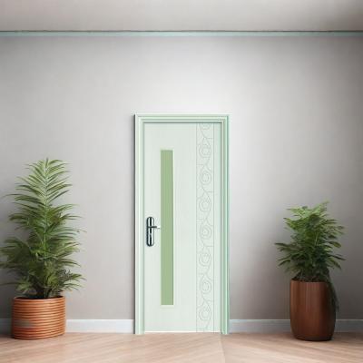 China Puertas de vidrio WPC elegantes e impermeables para interiores modernos y duraderos en venta