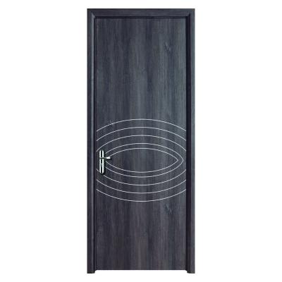 China Polymer Door Pvc Door Wpc Door Surface Pvc Film Carving Design for sale