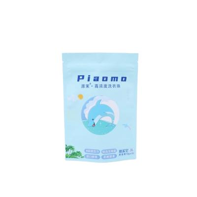 China Manufacturer Custom Recyclable Plastic Rack Up Pouch Cheap Zip Lock Pouch Bags For Laundry Condensate Beads for sale