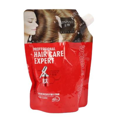 China Recyclable Plastic Hair Care Items Packaging Pouch For Hair Conditioner Packaging Bags for sale