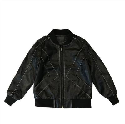 China 2020 Cheap Factory Price Baby Clothes Boy Leather Jackets Kids Jackets Viable for sale