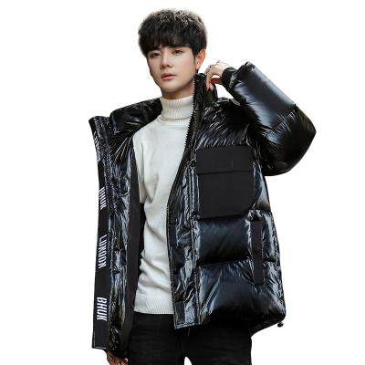 China Sustainable Heating Winter Jacket Men Down Jacket Fabric Mens Polyester Outdoor Jacket for sale