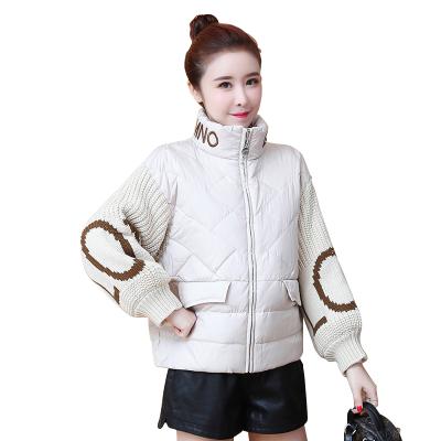 China Sustainable Winter Parka Short Warm Fashion Ladies Coat Women Cotton Padded Jacket for sale