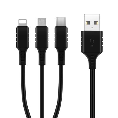 China For Android Newcomer High Performance 3 in 1 Fast Charging Data Cable for sale