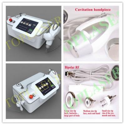 China Facial Bipolar RF Cavitation RF Slimming Machine For Weight Loss Wrinkle Removal for sale