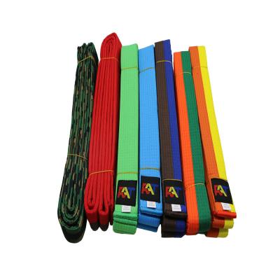 China Wholesale Custom Logo Multi Size Master Quality Taekwondo ITF Super Lightweight Colorful Belt Manufacturer Taekwondo ITF for sale