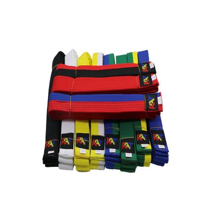 China Samurai Custom Design Martial Arts High Quality 40mm Width Cotton 40mm Width Unisex Taekwondo Belt for sale