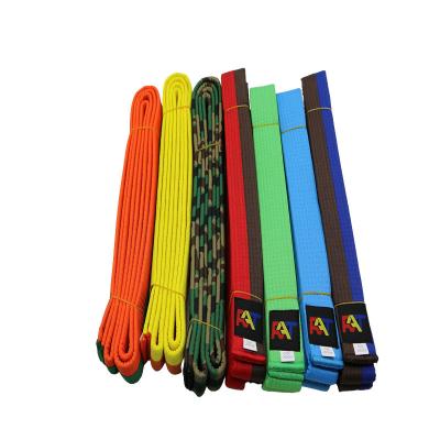 China Wholesale Samurai Made In China Master Quality Multi Size Cost Effective No Pilling ITF Support Belt For Taekwondo for sale