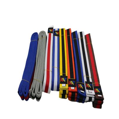 China High Quality Custom Samurai 100% Polyester 160cm - 320cm Colors Durable Art Judo Karate Taekwondo Belt Martial for sale