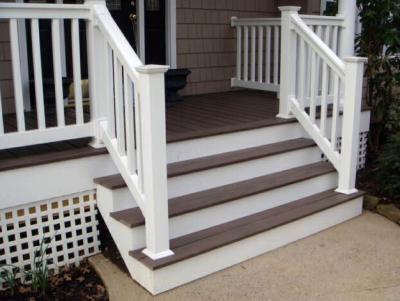 China Home Use FRP Hand Railing Fiberglass Balustrades 36cm-96cm Width for sale