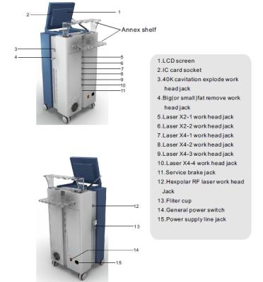 Chine Corps tripolaire de lipolase de cavitation de la liposuccion rf amincissant la machine à vendre