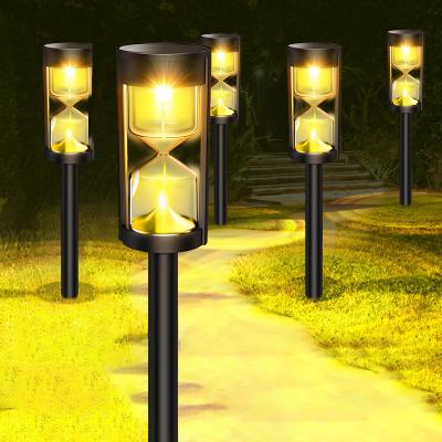 China Solar Hourglass Lamp Outdoor Waterproof Garden Night Lamp Courtyard Decoration Ground Landscape Lamp solar garden lights for sale