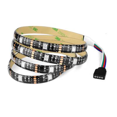 China RGB 5V USB 30 LEDs/m 5050 TV Backlight LED Strip Light IP65 2M Lâmpada flexível com 24 teclas IR Remote à venda