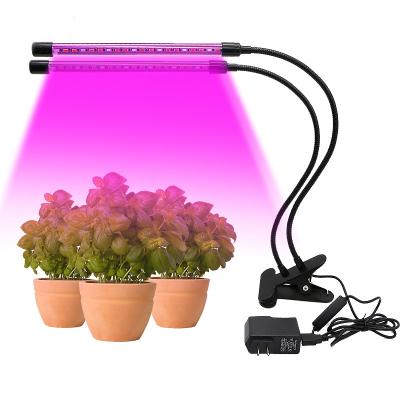 中国 フルスペクトル 赤 青 光 360度 安定 クリップ 6W 12W 18W 24W LED 植物の成長ライト 販売のため