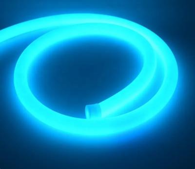 China 22 mm 360 graden rond flex led neonstrooklamp ip67 waterdicht buitenverlichting Te koop