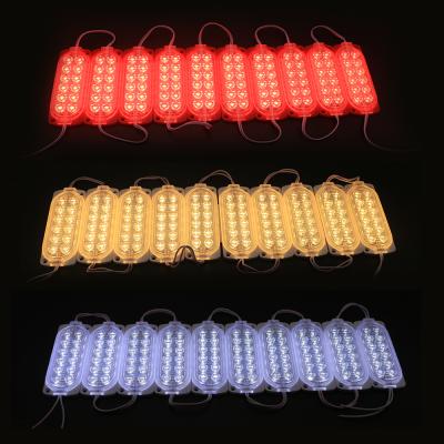 Cina DC 12V Alta luminosità 10 righe 12 lampade Flessibile IP65 Moduli LED a iniezione impermeabile per lavagne pubblicitarie esterne in vendita