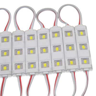 Cina Cina Fabbrica DC 12V 1.2W SMD 5730 3 lampade moduli led impermeabili in vendita