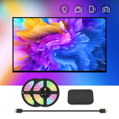 China Neues HDMI-Sync-Bildschirmbeleuchtungskit für TV-Box Smart Ambient PC Hintergrundlichter WiFi RGB LED-Streifenleuchten Traumfarb-TV-Led-Streifen zu verkaufen