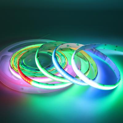 China 24V 720leds/meter ws2812b Dream Color RGB RGBW COB LED Soft Light Strip RGBW COB LED Strip zu verkaufen