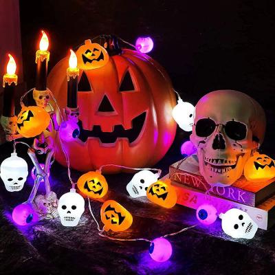 中国 LED パプキン ゴースト ハロウィーン 頭蓋骨 バッテリー駆動のストリングライト ハロウィーンの太陽光灯 ハロウィーンパーティの飾り付け 販売のため