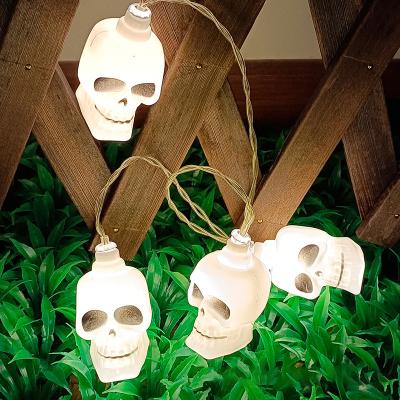 Cina Luci appese a testa di Halloween String Horror Decorative Light A batteria Decorazioni di Halloween in vendita