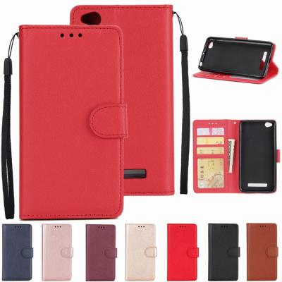 China Protective Luxury Tops 3 in 1 Cell Phone Case Wallet Leather Purse for Xiaomi Redmi 4a Back Cover for sale