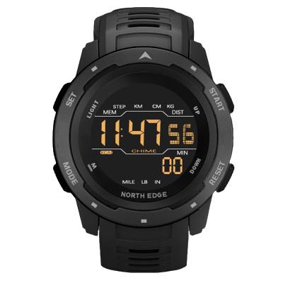 China New Luxury Watch IP68 Style Waterproof Digital Watches LED Display Sports Rubber Watches For Men With FSTN Waterproof Screen for sale