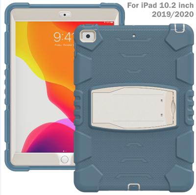 China 2021 shockproof new ipad 10.2 thumb 2019 heavy duty kickstand 2020 case kids shockproof rugged case cover for sale