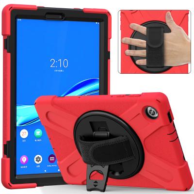 China Kickstand Silicone Tablet Bumper Case with Shoulder Hand Strap for Lenovo Tab M10 HD 2nd Gen Tablet for sale