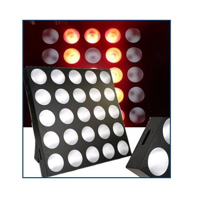 China Hot Sale 25pcs 10W LED COB Matrix Blinder Light 5X5 RGB 3 IN 1 Stage Lighting Equipment for sale