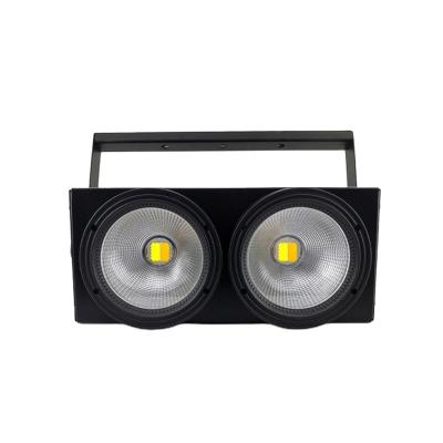 China 2 *100w Stage Eyes Matrix Blinder COB 200W Par Light Cob White / Warm White Led DMX Control For Studio Lighting for sale