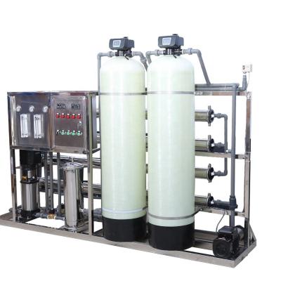 China Small Hotels 500LPH Water Purification System RO Filtration Plant Reverse Osmosis Drinking Water Treatment Machine for sale