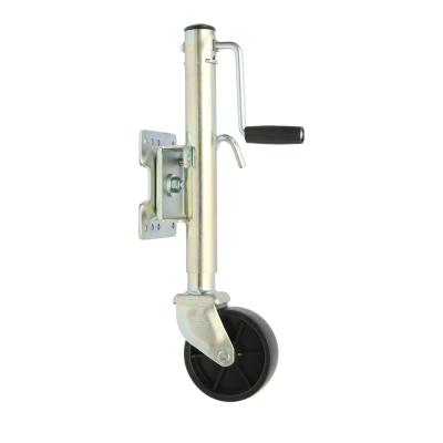 China Side Wind 1000lbs, 1200lbs Capacity Marine Swivel Trailer Jack Zinc Plated Finish 6