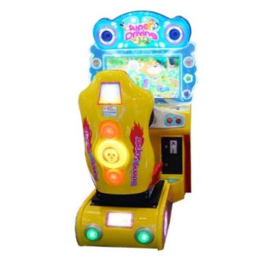 China Hot Selling Amusement Metal Cabinet Indoor Arcade Machine Kids Car Racing Game Coin Operated Super Engine Game For Sale for sale