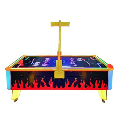 China Wood+Metal Indoor Sports Fire Air Hockey Table Coin Operated Arcade Game Machine For Game Center For Sale for sale