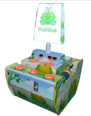 China Prince Indoor Arcade Indoor Sport Amuseme Amusement Park Hotselling Green Frog Coin Operated Kids Game Machine For Sale for sale