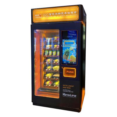 China Factory Price Face Recognition Fresh Vegetable Vending Machine | Supermarket Make Money Vending Machine For Sale 2290*1200*985mm for sale