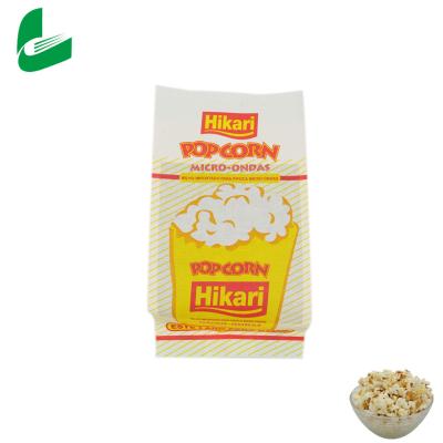 China Custom Logo Printed Greaseproof Paper Microwave Popcorn Bags for sale