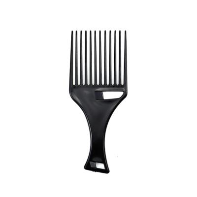 China High Quality Home Private Logo Plastic Hair Pick Afro Comb Fork Comb For African Comb for sale