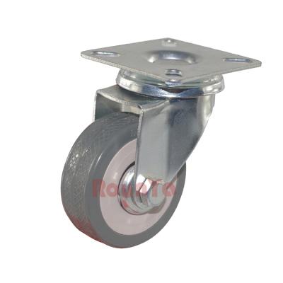 China PVC PVC Light Duty Plastic Caster With 360 Degree Swivel Top Plate For General Use for sale