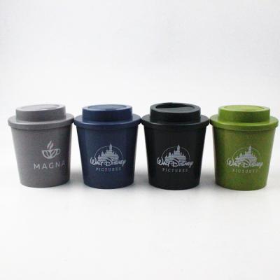 China Eco - Friendly 8oz Double Wall Plastic Coffee Mug With Printing for sale