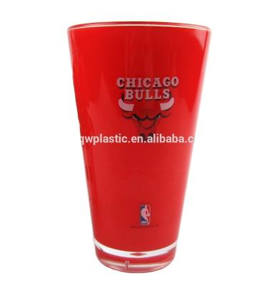 China Viable CHICAGO BULLS 22OZ Double Walled Plastic Cup, Plastic Tumbler for sale