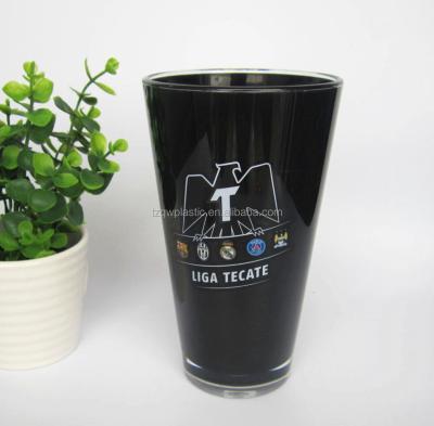 China Sustainable Black NFL 20 Ounce Insulated Plastic Mug, Drinking Tumbler, Beer Mug for sale