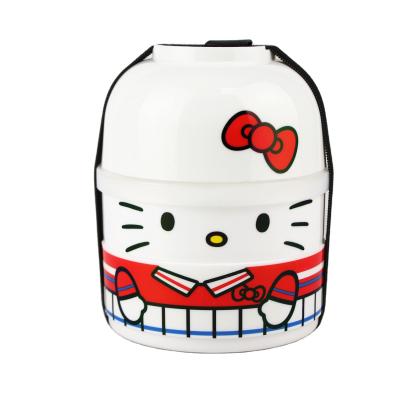 China Conservation Maneki Neko Doll Bento Boxes Set, lunch box freshness set for sale