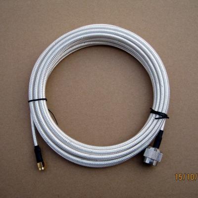 China RF Customized Cable Assembly Type RF Length N Male To RP-SMA Male For RG400 Cable for sale