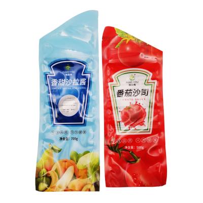 China Special barrier shape bag for tomato salad or fruit packing pouch for sale