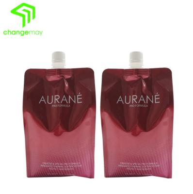 China Customizable Moisture-proof Stand Up Food Packaging Spout Pouch Fruit Juice Soymilk Beverage Bag for sale