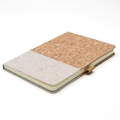 China Cork Notebook Customized Logo Customized Size Paper Notebook Hardcover Notebook A5 Size Paper Notebook for sale