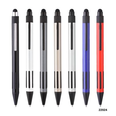 China New Quality Metal Pen Good Quality Multi Function Ballpoint Pen Promotional Aluminum Touch Screen Pen for sale