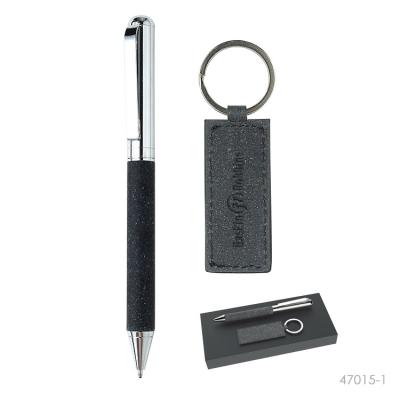 China Promotional Chain Of Pen Business Gift Set Metal Pen Office Set With Key for sale